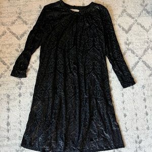 Black sparkly/velvet dress